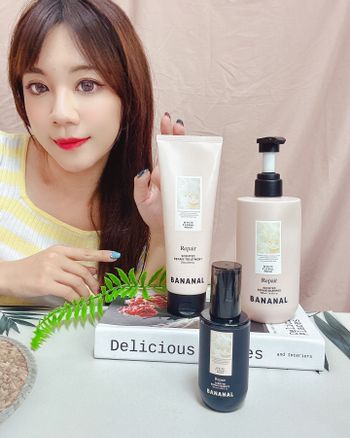 BANANAL胺基酸香氛髮品-花漾白麝香 美女自帶回頭香氣