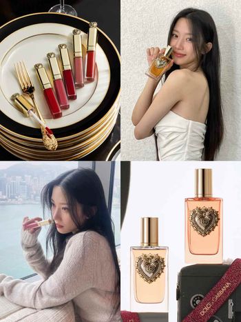 2024彩妝香氛控必收藏！D&G限量緋紅禮盒，奢華珠寶限量彩妝，文佳煐同款香水、唇釉甜甜價入手！