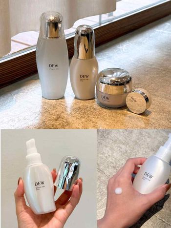 秋冬換季必備貼妝神器！DEW全新「彈潤膜法晶乳」上市，療癒奶油花香、加滿玻尿酸...，一抹打造澎嫩水光肌！