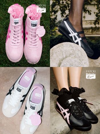Onitsuka Tiger鬼塚虎放大絕！PATOU夢幻聯名「運動芭蕾舞鞋」誇張好看！