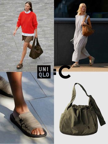 這次更好買？！UNIQLO最新2025春夏C系列曝光！澎軟肩背包、厚底涼鞋預計被搶爆！