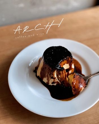 ▫️京都▫️今日吃「ARCHI」焦糖極黑的大人味布丁