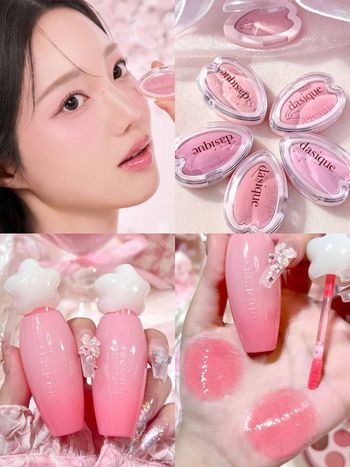 2025春季彩妝飄仙氣！dasique絕美櫻花瓣眼影、仙女棒唇釉，未上市已爆紅、美到失去理智！