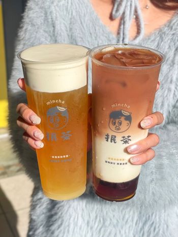 抿茶桃園新開幕｜鹹甜奶蓋好好喝～