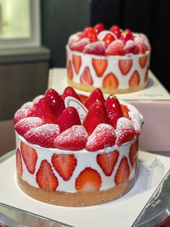 限量必須衝｜韓國來的草莓蛋糕🍓晶華酒店