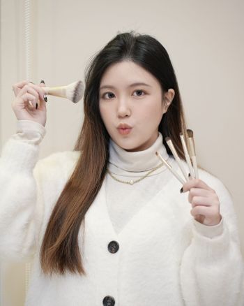 極簡美刷具旅行組-外雙眼皮款｜林三益美妝刷具