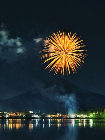 🇯🇵❄️ 冬日限定！富士山河口湖煙火大會 🎆🗻