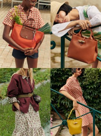Longchamp 2025夏季田園風太好看！包包新色「番茄橘、胡蘿蔔黃」鬆弛感拉滿！