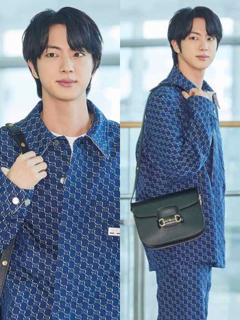 防彈大哥Jin「清純冷男」出發GUCCI米蘭時裝周！太平洋寬肩＋逆齡童顏，品牌真的挑對人！