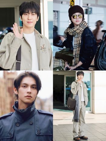 Burberry神之小隊出發時裝周！SVT圓佑機場神照、湯唯、泰星Bright...這畫面太好看！