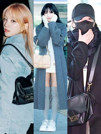 Fendi三仙女出發時裝周了！宋慧喬包緊緊還是美到發光、雨琦淺金粉髮宛如人間精靈！