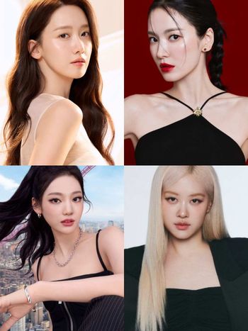 2025韓星美妝品牌代言爭霸戰！Rosé重回YSL懷抱、宋慧喬長年愛用嬌蘭、潤娥重新詮釋雪花秀、寧寧Z世代最愛偶像！