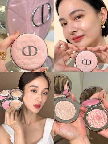 2025最美精品彩妝粉盒！JISOO補妝同款迪奧氣墊粉餅、打亮修容盤也精裝上場，美到不忍直視！