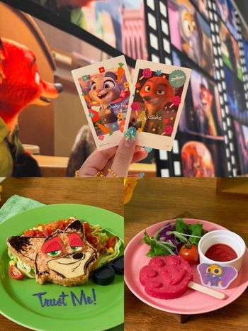 2025日本旅遊必去！《動物方城市》主題咖啡廳「狐狸尼克塔可飯、水果三明治」必點菜單一次看！