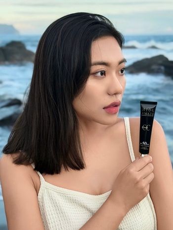 紐奇肌新升級版鑽石光校色隔離乳紫｜偽素顏透明感美肌💎