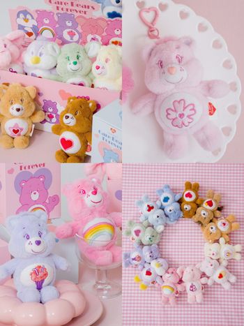 Grace Gift愛心小熊Care Bears盲盒最新「表親系列」來了！竟還有日本限定櫻花小熊！