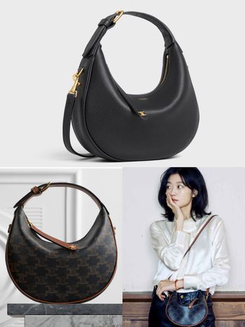 CELINE最新大黑馬包包！LULU半月包「老花款」竟然只要五萬多、今年預算就給它！