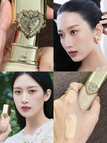 文佳瑛續任D&G Beauty全球品牌大使！公開春夏必用養膚系控油粉底、瓶身「摯愛聖心」徽章奢華又浪漫！