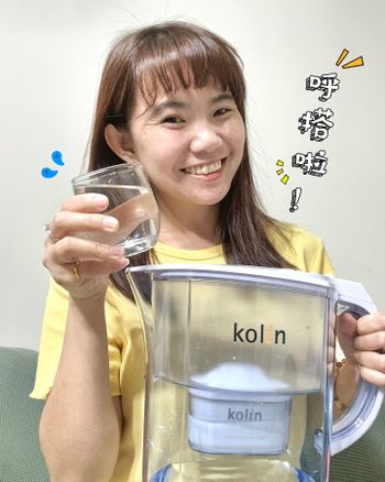 💦 濾芯通用太佛了！租屋人生喝水不求人！歌林濾水壺幫你省力又省錢