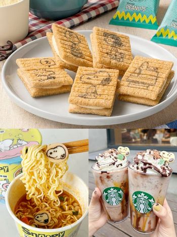 2025最新史努比聯名美食盤點！史努比魚板泡麵、星巴克史努比星冰樂、7-11史努比披薩包Q到捨不得吃！
