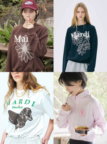 發瘋！韓牌Mardi Mercredi春夏新品太燒！三花雛菊T、粉色刺繡襯衫韓妞都搶先買了！