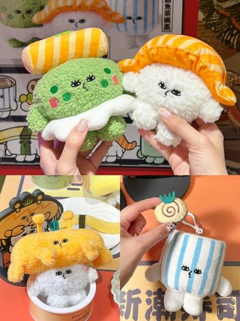 IG網友都在搶！MAGiC TOUCH×10秒鐘教室聯名「鮭魚握壽司、酪梨鮭魚」五款萌炸絨毛玩偶都想買！