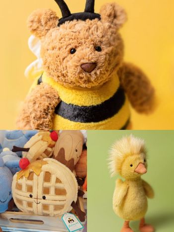2025年Jellycat必買8大新品推薦！蜜蜂變裝小熊一上市就缺貨、呆萌幸運草玩偶只有「這裡」買得到！