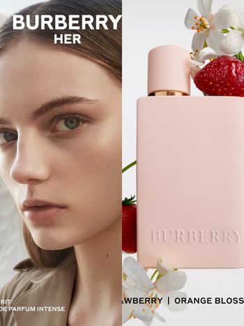 2025全新草莓香水登場！Burberry「Her女性極致淡香精」野草莓、橙花、琥珀木香，是最適合夏季的香味！