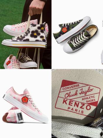 鞋迷眼睛發亮！CONVERSE聯名KENZO「模糊版豹紋花」Chuck 70未開賣就轟動！