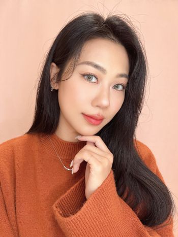 今天畫這樣，簡單妝容分享🌸