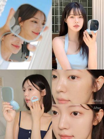 超越市場期待「氣墊王」誕生！BTS Jin唯一指定「全新磁力小方塊」結合霧面光感底妝優點，成就全新「輕霧光」美肌膚況！