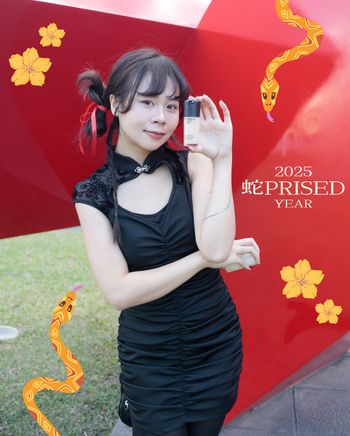 嘶嘶~現在才獻上蛇年走春的妝容會不會太晚~====(◕ᴗ◕✿)?!
