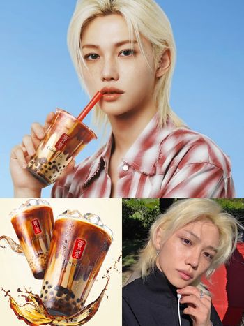 STAY準備手刀開喝！Stray Kids Felix成韓國貢茶最新代言人、帥翻宣傳照同款飲料找到了！
