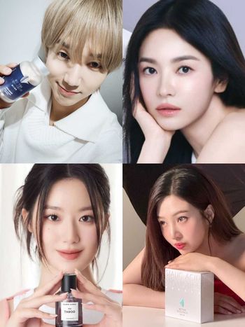 韓星代言台灣美妝品牌總盤點！舒華同款香水、宋慧喬愛用面膜，孫藝珍、玄彬夫妻倆都代言美肌補給品！