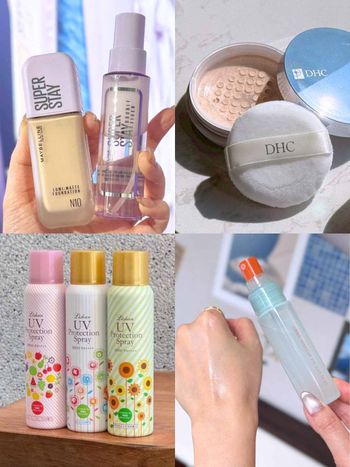 2025夏季開架定妝新品推薦！ORBIS熱銷回歸定妝噴霧、DHC美白系定妝蜜粉、媚比琳搖搖定妝膠...，絕對不脫妝！
