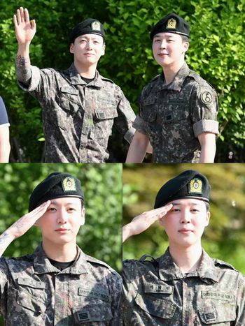 完整體只差一步！BTS防彈Jimin＆柾國今正式退伍，七人回歸進入最後倒數！