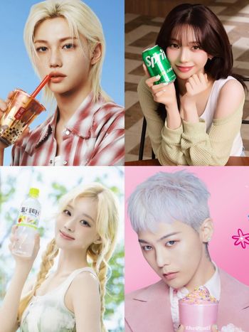 2025最新8位韓星飲料代言人盤點！Felix狂喝貢茶珍奶太可愛、GD火龍果系列冰沙宣傳照帥翻！