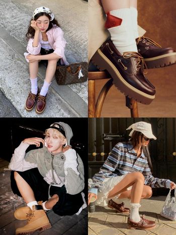 Timberland帆船鞋紅回來了？！細腿「厚底版」韓女瘋搶、還有「大黃靴」愛豆也人腳一雙！