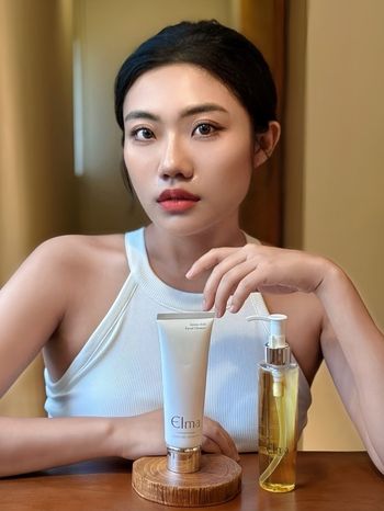 每日卸妝是療癒自己的開始｜我心中No.1的洗卸組合Elma全能角鯊烷淨透潔顏油✕胺基酸保濕洗顏乳🫧