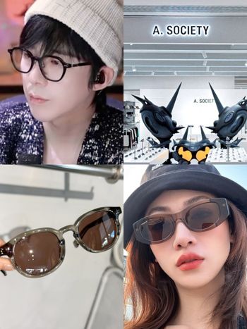 香港火紅眼鏡品牌A.SOCIETY登台！《折腰》劉宇寧、吳謹言都超愛、墨鏡戴上臉小一半！