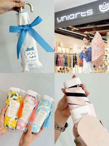 日妞人手一把！uniarts引進日本銷售No.1雨傘品牌Wpc.！吉伊卡哇聯名傘本尊可愛爆！