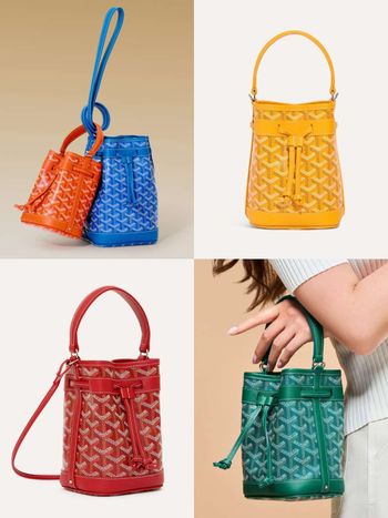 Goyard全新「老花迷你水桶包」強勢登場！11種顏色可以選，一開賣就被問爆！