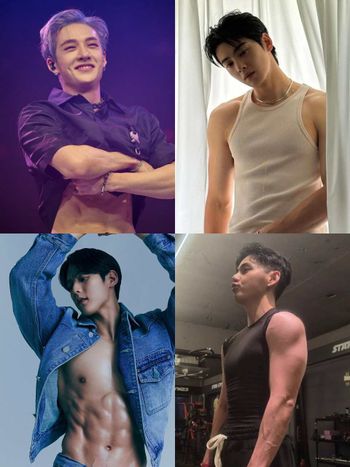 韓網票選6位「身材意外超好」的KPOP男偶像！防彈V退伍變超壯，方燦、車銀優脫衣驚艷眾人！