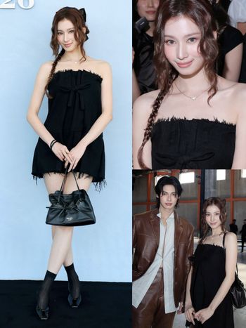 怎麼有這麼美的人類！Prada魅惑女王Sana湊崎紗夏現身男裝大秀、連背影都漂亮到不行！