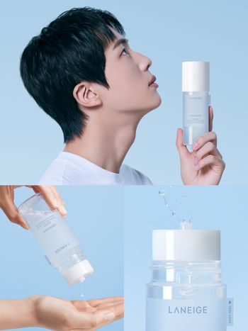 韓妞必須囤貨「濕敷聖水」降臨！BTS Jin大推 「蘭芝天才機能水」首創霜轉化水，超輕盈牛奶水質地、控油保濕一次到位！