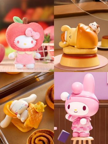 MINISO三麗鷗聯名太好買！「水果系列變裝Hello Kitty玩偶、烤麵包布丁狗公仔」全都Q翻天！