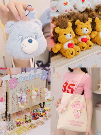 Grace Gift聯手Care Bears快閃林口三井！「絨毛飲料提袋盲盒」要買爆、還可以DIY熊熊吊飾！
