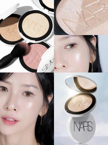 2025最閃耀打亮盤上市！NARS「裸光幻閃亮采餅」超美透光質地＋原生膚感，一刷韓系水光肌一秒完成！