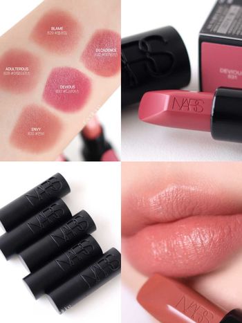 2025下半年必收精品級唇膏！NARS「裸黑管」玫瑰裸粉新色登場，一抹高奢奶霜緞光，Hoshi同款心動色必收！