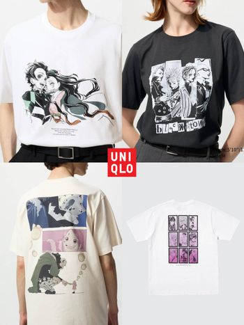 UNIQLO開外掛！集結「鬼滅之刃、航海王、矢澤愛」推出聯名T恤！開賣日快筆記！